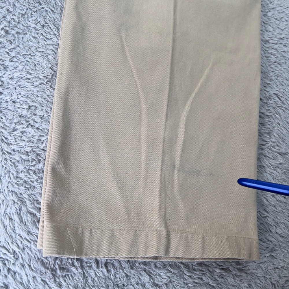 Vintage Y2K Polo Jeans Ralph Lauren Khaki Wide Leg Freighter Cargo Pants 36x29 - Picture 7 of 10